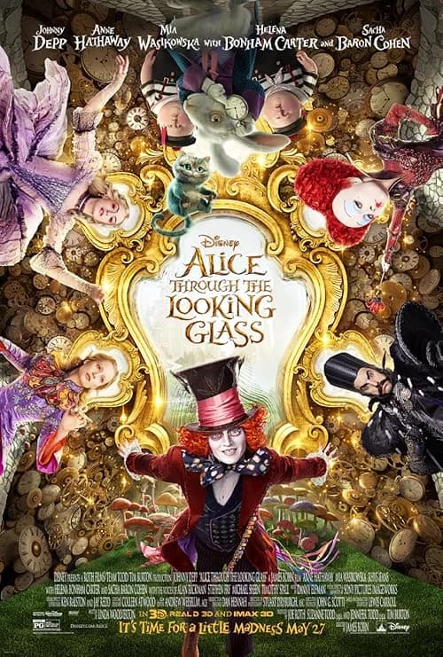 Alice Through the Looking Glass film posteri