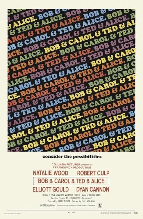 Bob & Carol & Ted & Alice film posteri