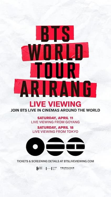 BTS WORLD TOUR 'ARIRANG' in GOYANG: LIVE VIEWING film posteri