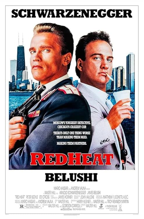 Red Heat film posteri