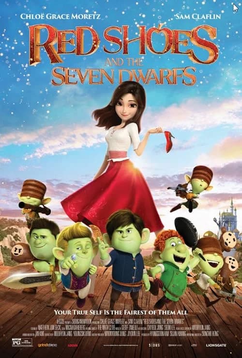 Red Shoes and the Seven Dwarfs film posteri