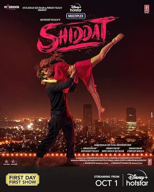 Shiddat film posteri